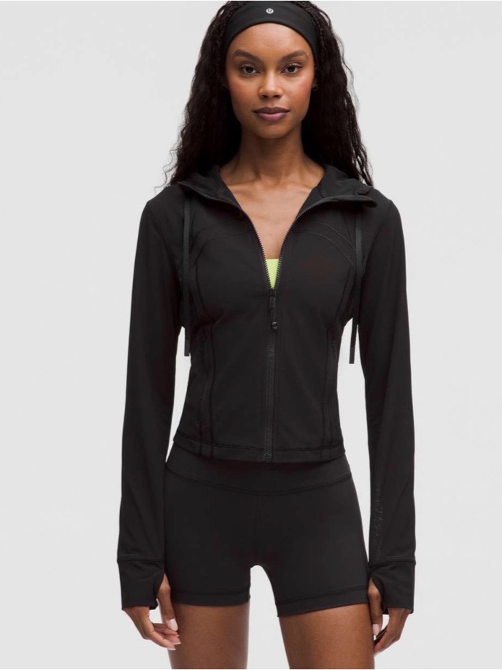 Lululemon Cropped mesh define